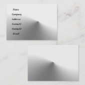 metaalachtig visitekaartje (Voorkant / Achterkant)