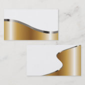 Metaalachtig visitekaartje (Voorkant / Achterkant)