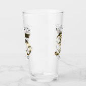 Metaalachtige 35e verjaardag glas (Rechts)