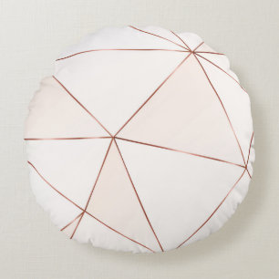 Metaalachtige kopertextuur met brons ontvlambaar rond kussen