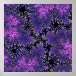 Metaalachtige Paarse bril Poster
