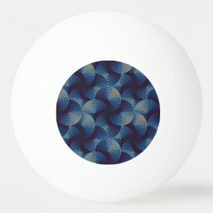 Metaalcirkels optische illusie, naadloos patroon pingpongballen