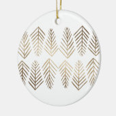 Metaaldenbomen - goud keramisch ornament (Links)