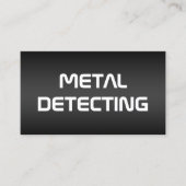 Metaaldetectie Contactkaartje (Voorkant)