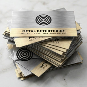 Metaaldetectie, Goud, Munten & Numismatische Detec Visitekaartje