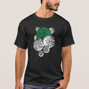 Metaaldetectieregel met hamermunt t-shirt