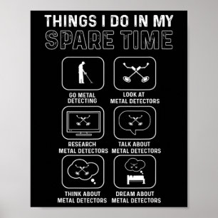 Metaaldetector. Relic Hunting. metaaldetectie Poster