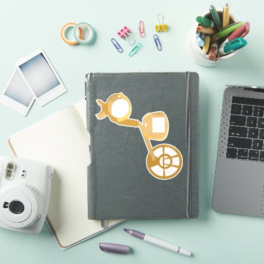 Metaaldetector Sticker (iPad Cover)