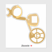 Metaaldetector Sticker (Vel)
