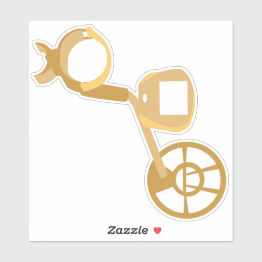Metaaldetector Sticker (Vel)