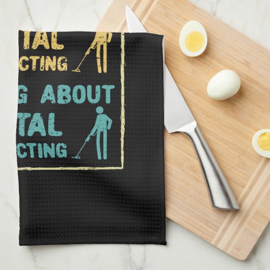 Metaaldetector Theedoek (Quarter Fold)