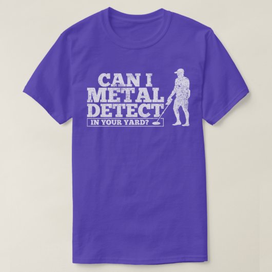 Metaaldetectordetector T-shirt (Design voorkant)