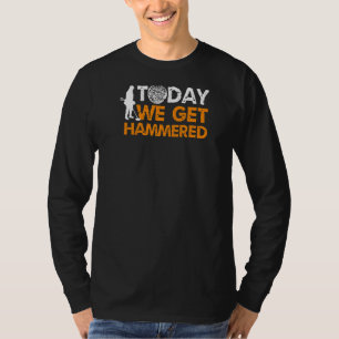 Metaaldetectoren hameren op metaaldetectoren t-shirt