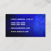 Metaaldoekje van auto's visitekaartje (Achterkant)