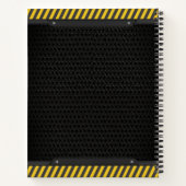 Metaaldrager voor vellen notitieboek (Achterkant)