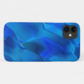 Metaalduinen in levendige blauwe kleur Case-Mate iPhone case (Achterkant (horizontaal))