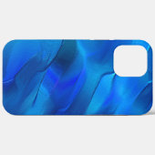 Metaalduinen in levendige blauwe kleuren Case-Mate iPhone case (Achterkant (horizontaal))