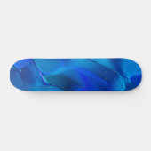 Metaalduinen in tonnen met levendige blauwe kleur skateboard (Horizontaal)
