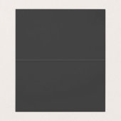 Metaalglitter geborsteld | Qr-code Visitekaartjes (Binnenkant ongevouwen)