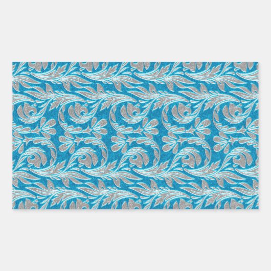 Metaalgolven, Lt Blue-White Stickers (Voorkant)