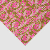 Metaalgolven-roze-goud-WRAPPINGPAPIER Tissuepapier (Detail)