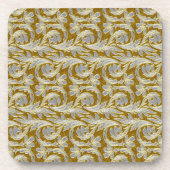 Metaalgolven, witte ONDERZETTERS (Voorkant)
