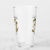 Metaalgoud 30e verjaardag glas (Rechts)