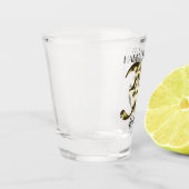 Metaalgoud 35e verjaardag shot glas (Links)