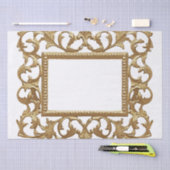 Metaalgoud Acanthus Leaf Lijst Tissuepapier (Craft)