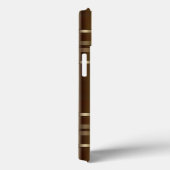 Metaalgoud- en koperstrips 2-monogram Case-Mate iPhone case (Achterkant / Rechts)