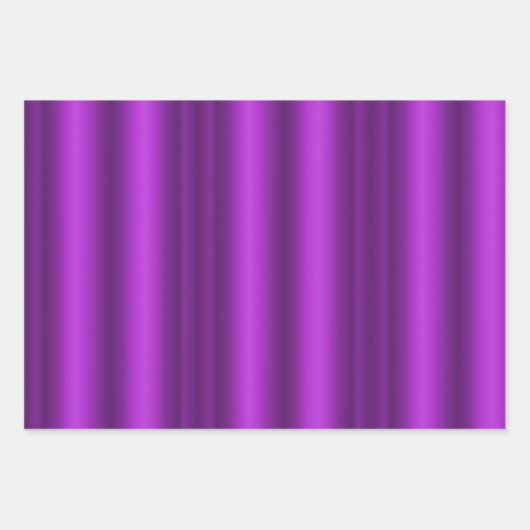 Metaalgoud en Paarse kerst Inpakpapier Vel (Voorkant 2)