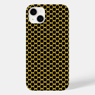 Metaalgoud met Zwarte Stip Stijl Case-Mate iPhone 14 Plus Hoesje