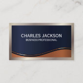 Metaalgrens | Metaalgolf Visitekaartje (Voorkant)