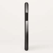 Metaalgrijs Faux Roestvrij staal Kijk uit Case-Mate iPhone Case (Achterkant / rechts)