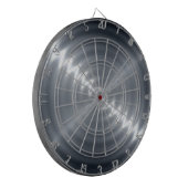 Metaalgrijs Roestvrij staal Dartbord (Voorkant Links)