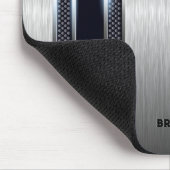 Metaalgrijze industriële geometrische textuur muismat (Hoek)