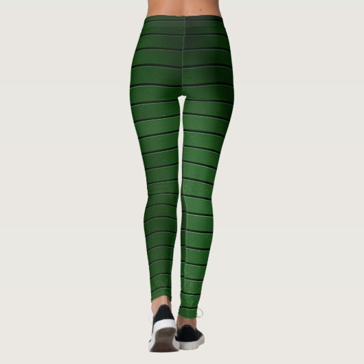 Metaalgroene Leggings (Achterkant)