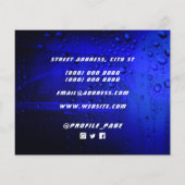 Metaalhoudende afwasdruppels voor auto's flyer (Achterkant)