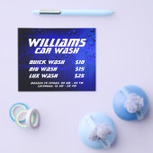 Metaalhoudende afwasdruppels voor auto's flyer (Enkel)