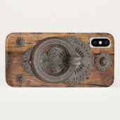 Metaalknop op oude houten deur Case-Mate iPhone case (Achterkant (horizontaal))