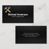 Metaalkoolstofvezel | Hammer WFrench Tools Visitekaartje (Voorkant / Achterkant)