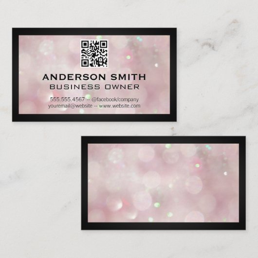 Metaalmetaal | QR-code Visitekaartje (Voorkant / Achterkant)