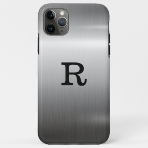 Metaalmetalen blik van metaal, roestvrij staal iPhone 11 pro max hoesje