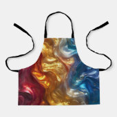 Metaalolievlek Abstract Schort (Voorkant)