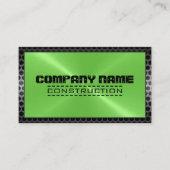 Metaalriekstaal rand 39 bus visitekaartje (Voorkant)