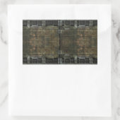 Metaalroest Rechthoekige Sticker (Tas)