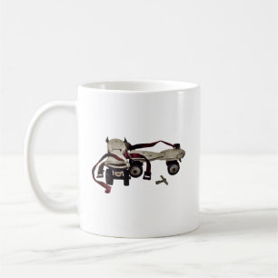 Metaalrol Schaatsen met sleutel Koffiemok