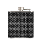 Metaalstalen metalen gat heupfles (Achterkant)