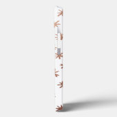 Metaalsterren - koper Case-Mate iPhone case (Achterkant / Links)