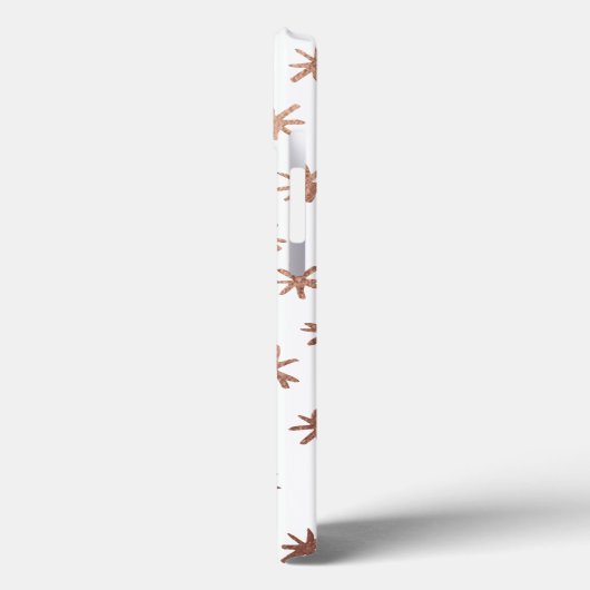 Metaalsterren - koper Case-Mate iPhone case (Achterkant / Links)